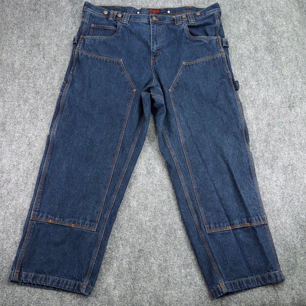 Five Brother Jeans Mens 44x30 (Fits 45x29) Double Front Logger Carpenter Work‎